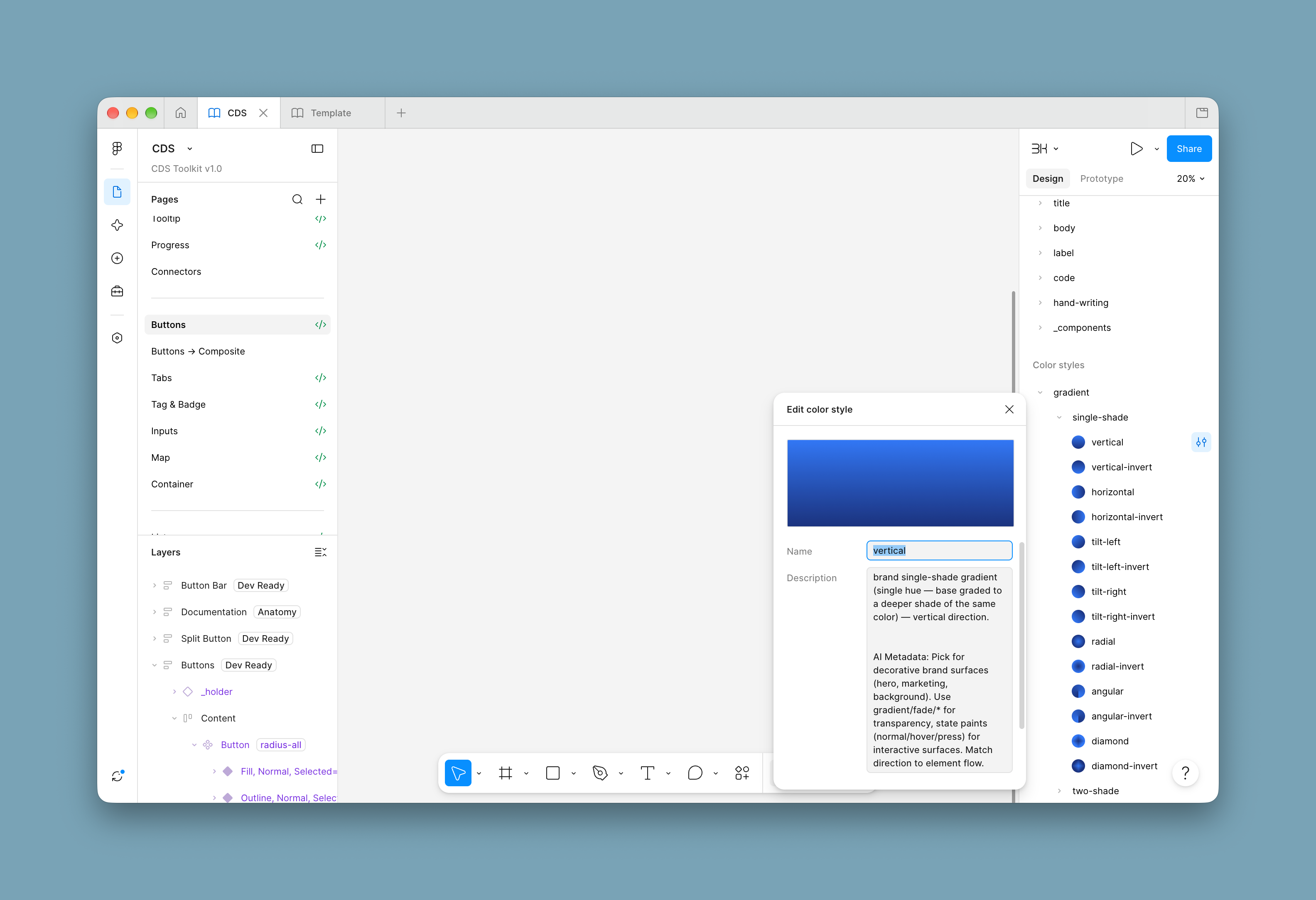 Color Style Metadata