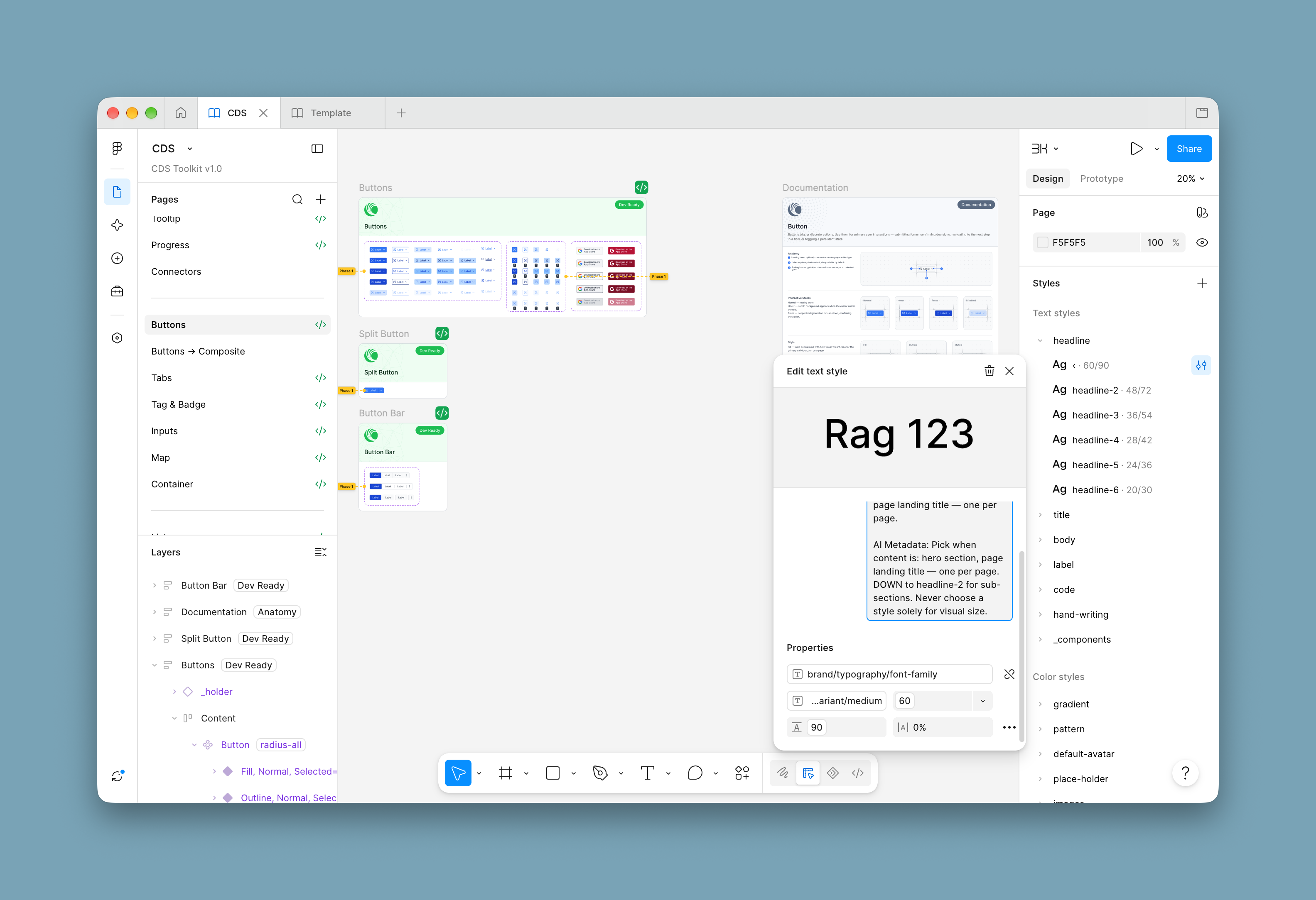 Typography Metadata