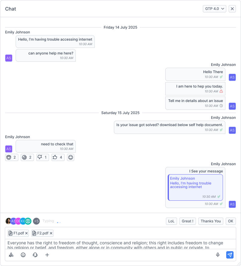 Chat Window Component