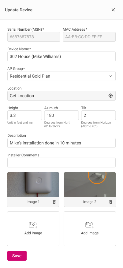 Mobile Site Survey Form