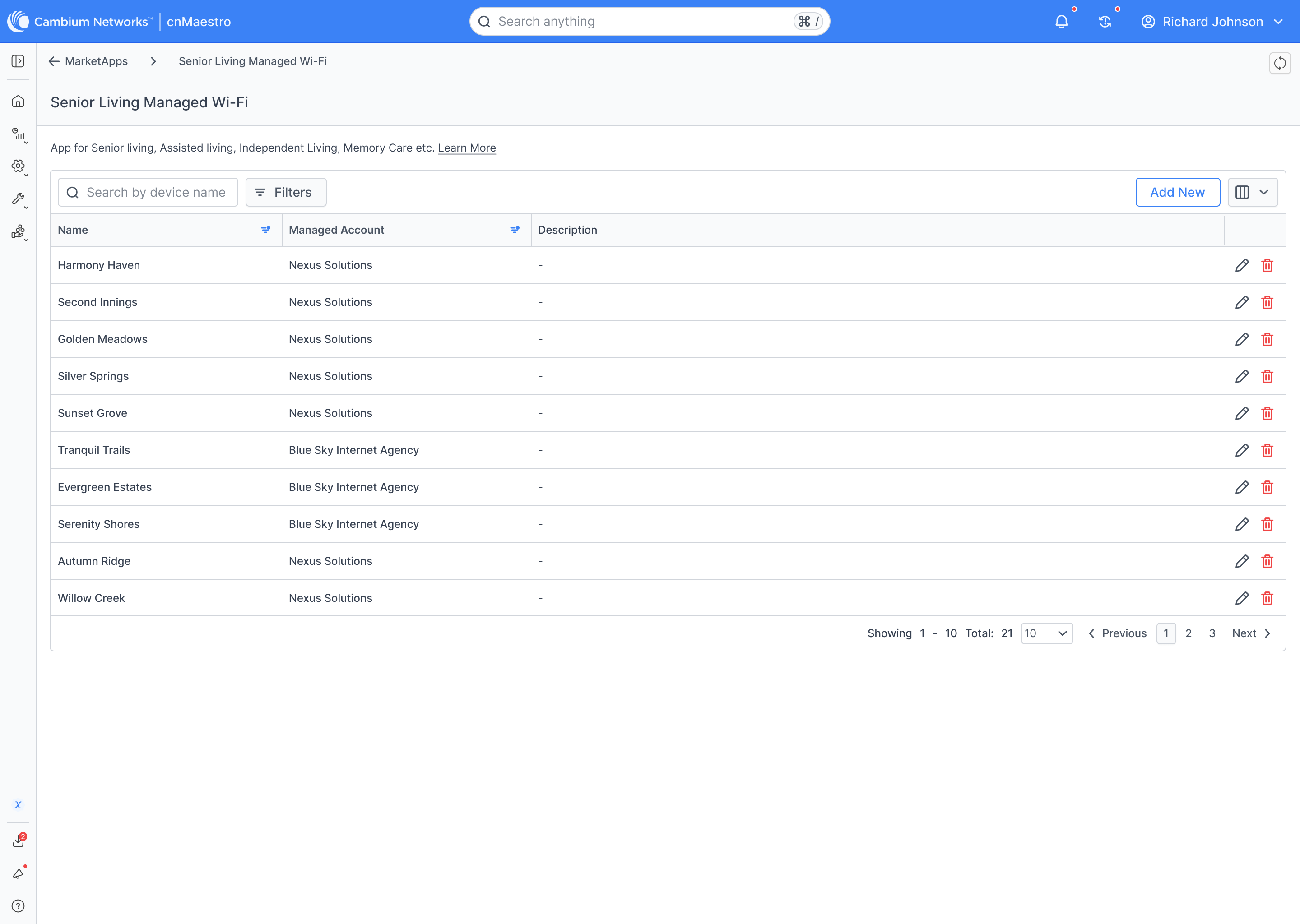 Senior Living Managed Wi-Fi